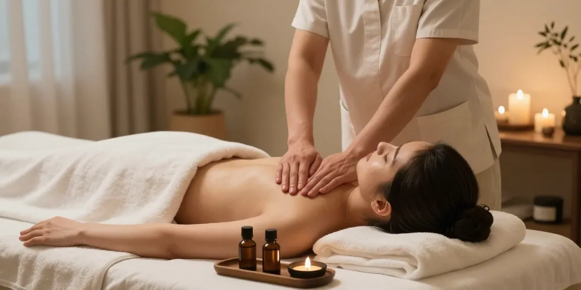 Experiencing 부평출장안마 in a tranquil spa environment.