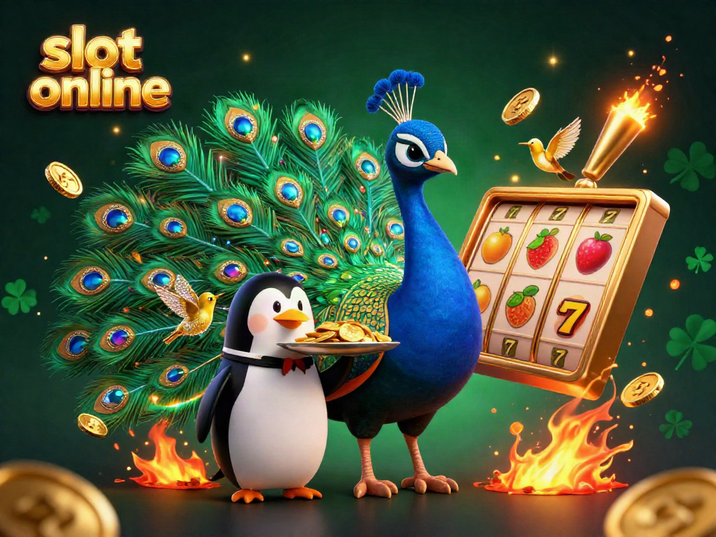 Engage with slot online action featuring vibrant slot reels and rich casino imagery in a dynamic scene.
