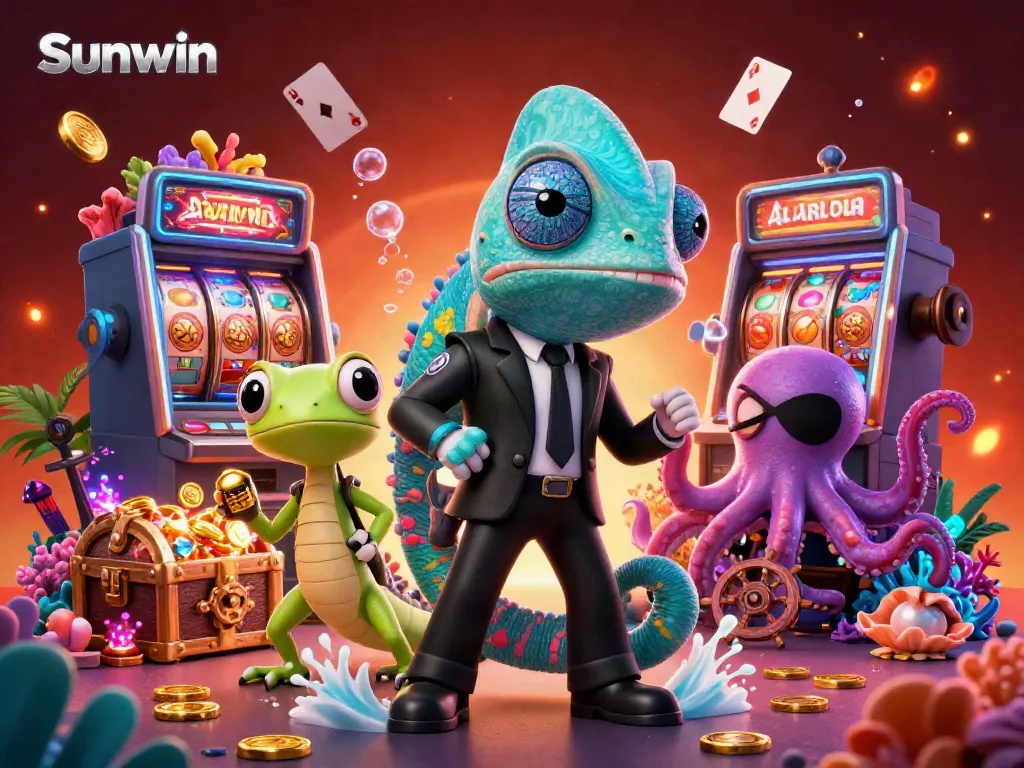 Experience the vibrant action in Sunwin, featuring thrilling slot games and dynamic gameplay elements.