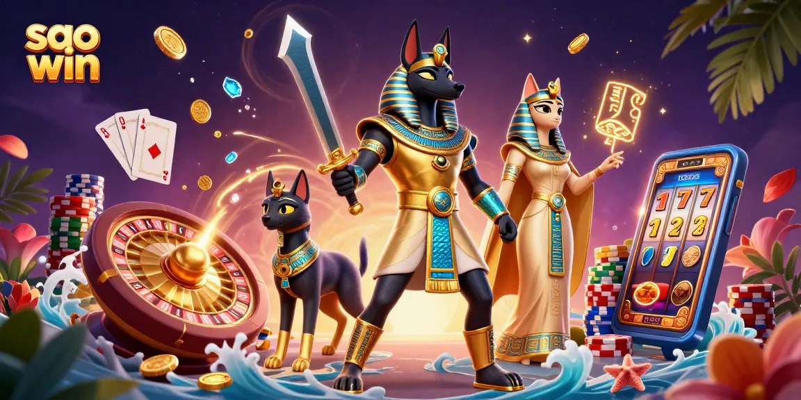 Engage with Saowin by spinning roulette and winning golden treasures in dynamic gaming action.