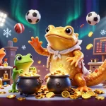 Engage in exciting gameplay at bk8vi with vibrant visuals featuring sports and gold elements.