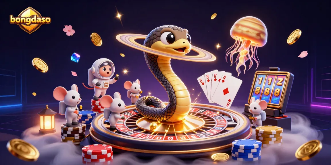 Bets on bongdaso's cosmic roulette as astronaut mice strategize around Saturn's rings.