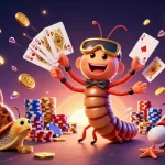Join the fun at saowin with a vibrant 3D cartoon illustration showcasing an exciting casino scene.