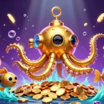 Experience the thrill of winning at rikvip98 com with vibrant 3D casino-themed digital art.
