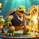 Experience the thrilling world of 86Bet with lively cartoon characters in a lavish casino scene packed with excitement.