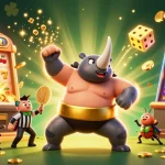 c168 gamers experience jackpot thrills with a grand slot machine and vivid casino ambiance