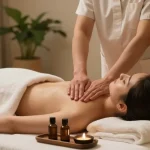 Experiencing 부평출장안마 in a tranquil spa environment.