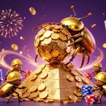 Bet on exciting games with u8888 at a vibrant casino scene illustrating cooperation and fun.