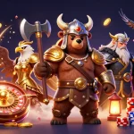 Engage in SV88's online gaming world with thrilling characters and vibrant casino elements.