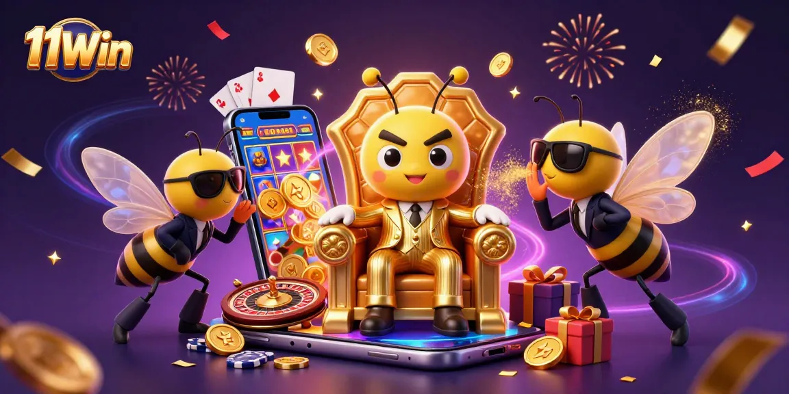 Engage with 11Win’s vibrant scene, where the bumblebee mob boss reigns in ultimate casino excitement.