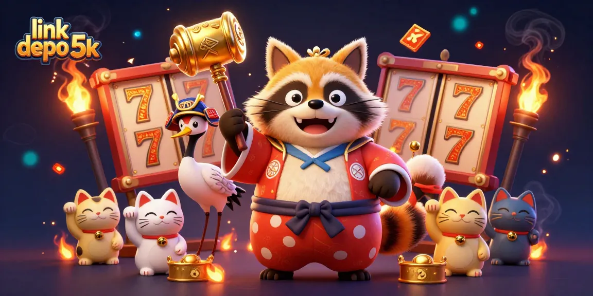 Engage with link depo 5k slot games featuring cheerful characters and vibrant symbols for big wins.