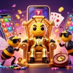 Experience thrilling slots with 7m cn in this vibrant casino-themed 3D illustration.
