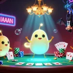 Engage with exciting gameplay at llwin com as colorful glowworms illuminate the casino atmosphere.