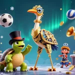 Hitclub showcases vibrant energy at a dynamic speakeasy with cartoon characters and sports elements.