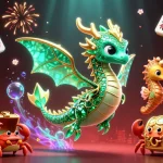 ea88 offers immersive casino experiences with a vibrant sea dragon and treasure elements, inviting players to engage.