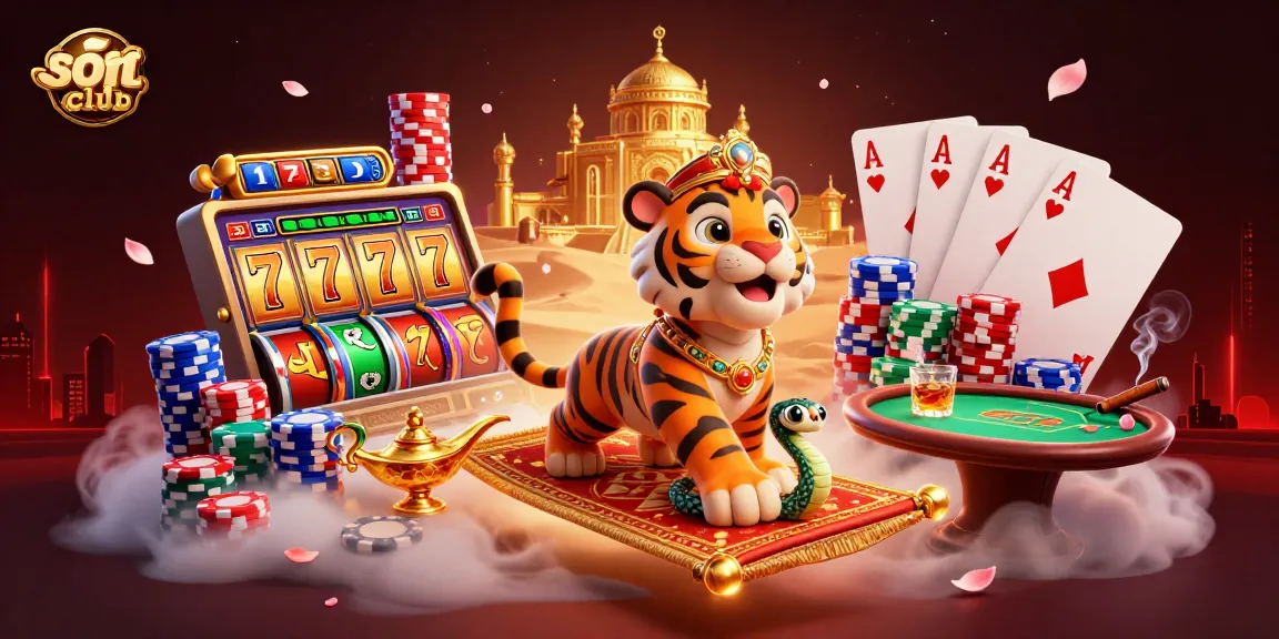 Experience thrilling gameplay with sonclub's vibrant slot machines and captivating 3D scene artwork.